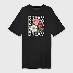 Футболка женская-платье Dream, цвет: черный