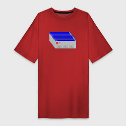 Футболка женская-платье Ошибка Windows 95, цвет: красный
