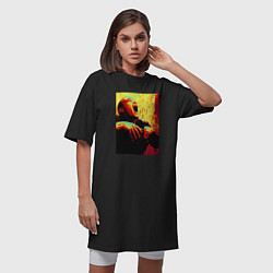 Футболка женская-платье Trainspotting Scream, цвет: черный — фото 2
