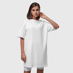 Футболка женская-платье Батлфилд 2042, цвет: белый — фото 2