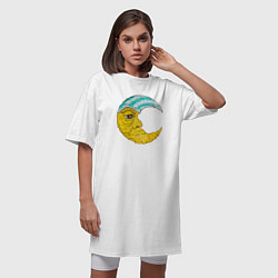 Футболка женская-платье Old Moon, цвет: белый — фото 2