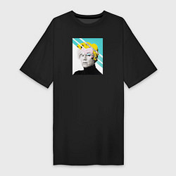 Футболка женская-платье Andy Warhol, цвет: черный