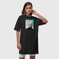 Футболка женская-платье Andy Warhol, цвет: черный — фото 2