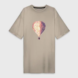 Женская футболка-платье Воздушный шар