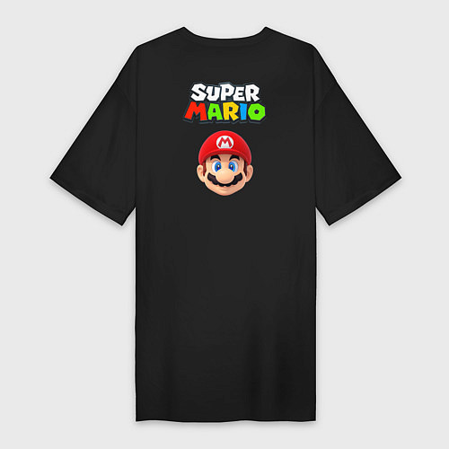 Женская футболка-платье Mario / Черный – фото 2