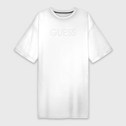 Футболка женская-платье GUESS, цвет: белый