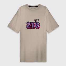 Женская футболка-платье Игрок - 218