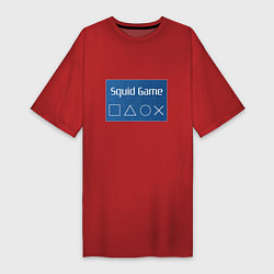 Женская футболка-платье Squid Gamer