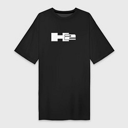 Женская футболка-платье HUMMER H2 спина