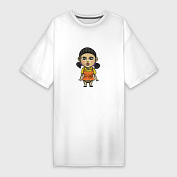 Женская футболка-платье Doll - Squid Game