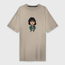 Женская футболка-платье 067 - Squid Game