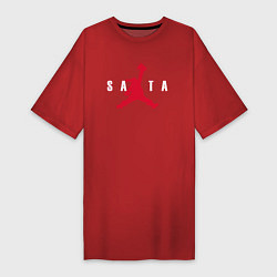 Футболка женская-платье AIR SANTA - ЭЙР САНТА, цвет: красный