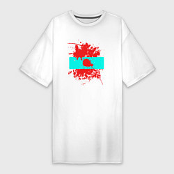 Женская футболка-платье Bloody Dexter