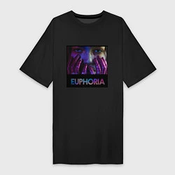 Женская футболка-платье Сериал Euphoria - Зендея