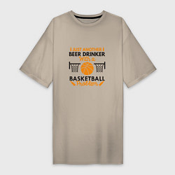 Женская футболка-платье Basketball & Beer