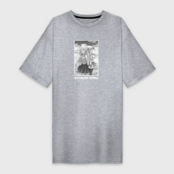 Женская футболка-платье Канадэ и Юи Ангельские ритмы