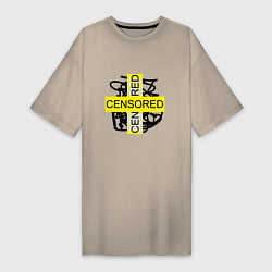 Женская футболка-платье Censored Дополнение Коллекция Get inspired! Fl-182
