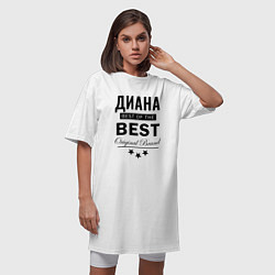 Футболка женская-платье ДИАНА BEST OF THE BEST, цвет: белый — фото 2