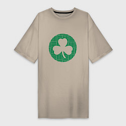 Женская футболка-платье Green Celtics