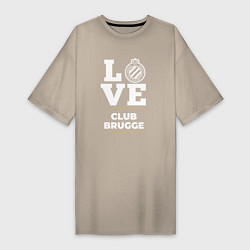 Женская футболка-платье Club Brugge Love Classic