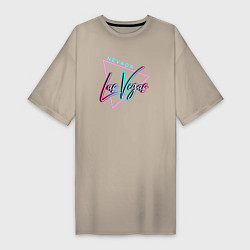 Женская футболка-платье Лас Вегас Невада