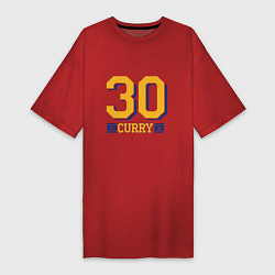 Футболка женская-платье 30 Curry, цвет: красный
