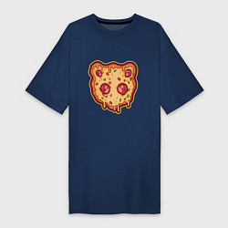 Женская футболка-платье Пицца панда