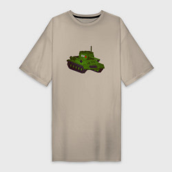 Женская футболка-платье Самый обычный танк