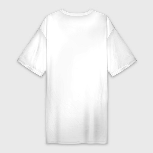 Женская футболка-платье Набираю тупичок камрадов, будем делать кэш на демо / Белый – фото 2