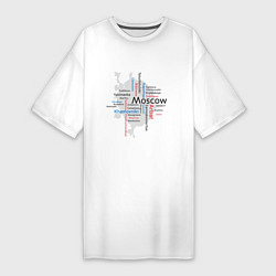 Женская футболка-платье Moskau