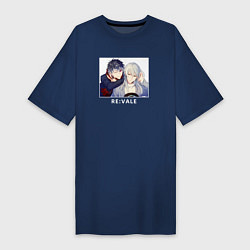 Женская футболка-платье Re vale - Семёрка идолов