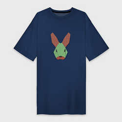 Женская футболка-платье Patchwork rabbit