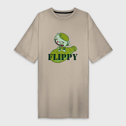 Женская футболка-платье Flippy bomb