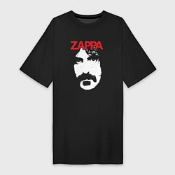 Футболка женская-платье Frank Zappa, цвет: черный