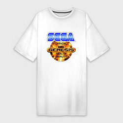 Женская футболка-платье Sega genesis medal