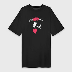 Женская футболка-платье Sebadoh как у Курта Кобейна