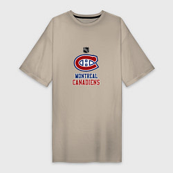Женская футболка-платье Монреаль Канадиенс - НХЛ