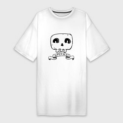 Футболка женская-платье Spooky, цвет: белый