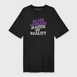 Футболка женская-платье Black Sabbath Master of Reality, цвет: черный