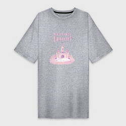 Женская футболка-платье Папочкина принцесса