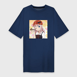 Женская футболка-платье Госпожа Кагуя Тика Фудзивара
