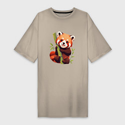Женская футболка-платье The Red Panda