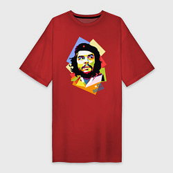 Футболка женская-платье Che Guevara Art, цвет: красный