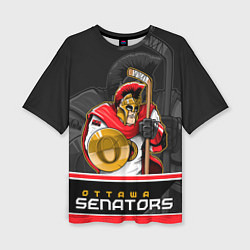 Женская футболка оверсайз Ottawa Senators