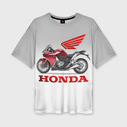 Женская футболка оверсайз Honda 2