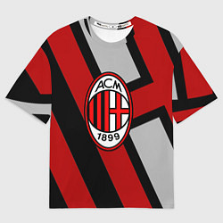 Футболка оверсайз женская Milan FC 1899, цвет: 3D-принт