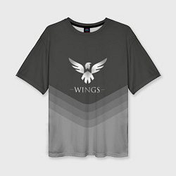 Футболка оверсайз женская Wings Uniform, цвет: 3D-принт