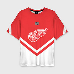 Женская футболка оверсайз NHL: Detroit Red Wings
