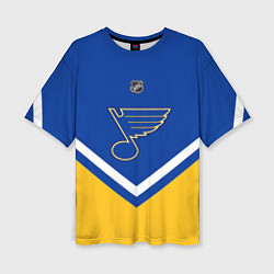 Женская футболка оверсайз NHL: St. Louis Blues