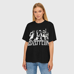 Футболка оверсайз женская Led Zeppelin: Mono, цвет: 3D-принт — фото 2